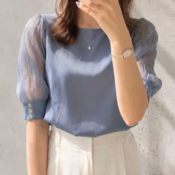 내추럴 뷰티 베이직 시어 티셔츠