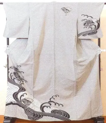 화학 섬유 폴리에스테르 세탁 가능한 춤용 기모노 히키타 무늬