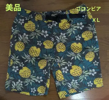 새상품급 컬럼비아 파인애플 패턴 숏팬츠