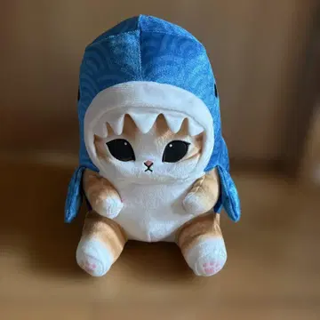 mofusand 상어 고양이 BIG 봉제 인형 파랑