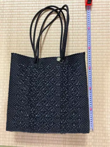 메르카도백 블랙 토트백 바스켓백