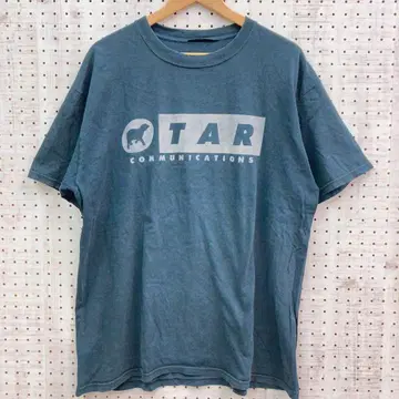 TAR COMMUNICATIONS 티에이알 백 프린트 티셔츠