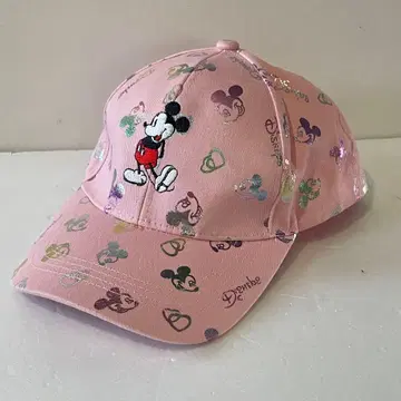 Disney 미키마우스 핑크 캡 모자