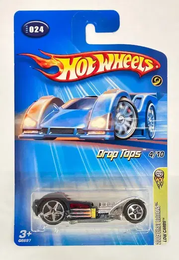 MATTEL 2005 FIRST EDITIONS/DORP TOP 4/10 HOTWHEELS LOW CARBS #024