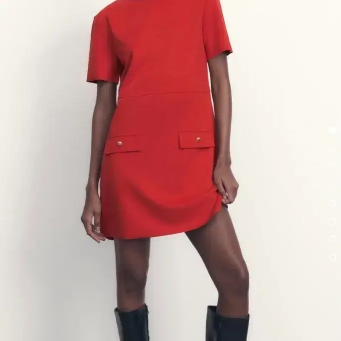 zara 페이크 스웨이드 원피스 s