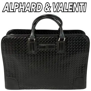 ALPHARD & VALENTI 비즈니스 백 블랙 메쉬풍