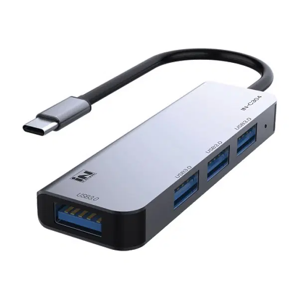 C타입 3포트 USB2.0 카드리더기 무전원 허브