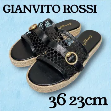 Gianvito Rossi 잔비토 로시 메쉬 샌들 23cm 블랙