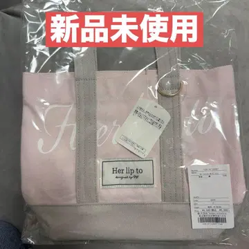 herlipto HLT 탄력 mini tote pink 루미네 신주쿠