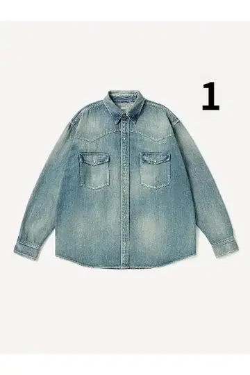 A.PRESSE Vintage Western Denim Shirts 1