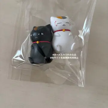나츠메 우인장 여러 가지 냥코 선생님 미니 피규어 2종
