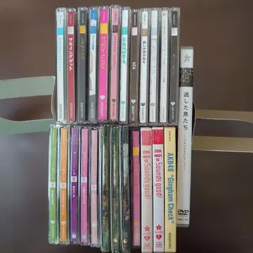 AKB48 CD&DVD 일괄 판매 (CD 24장 + DVD 25장)