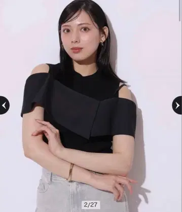 [ 좋아요 불필요 ] 새상품 미사용 마이 스트라다 빅 칼라 도킹 니트