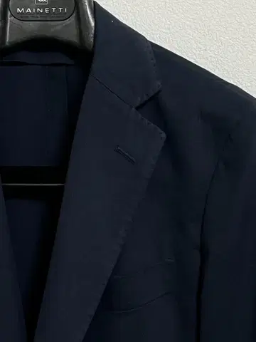 투모로우랜드 필그림 코튼 캐시미어 네이비 자켓 446