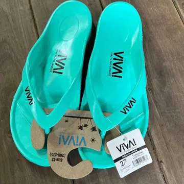 VIVA! ISLAND SANDALS 비치 샌들 터콰이즈 27cm
