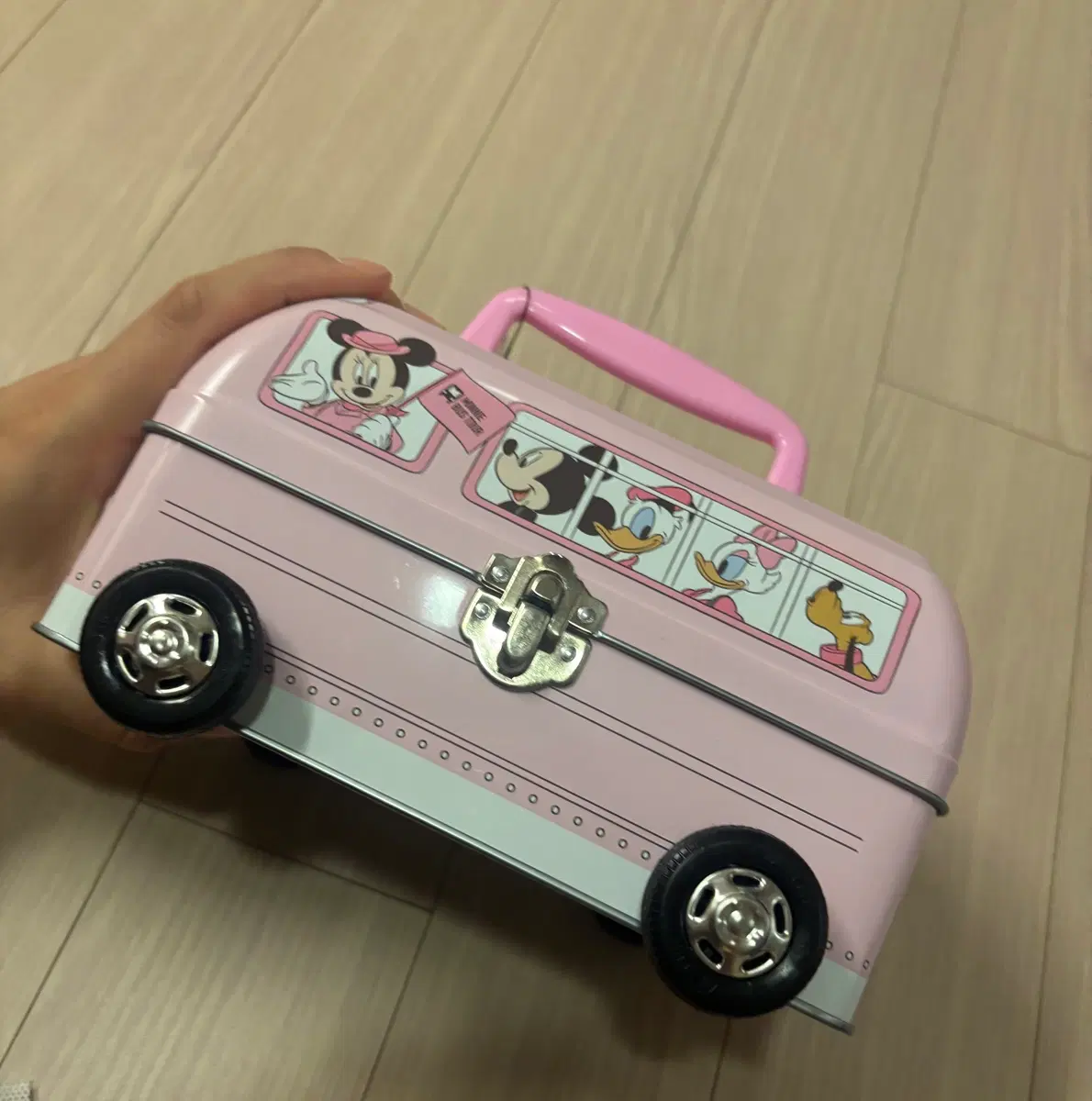 미니마우스 틴케이스 핑크버스