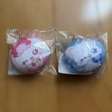 [푸치큐아] 비즈 쿠션 키링 밀크 & 소매