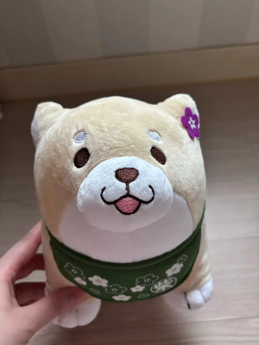 시바견 인형 복주머니 장식 인형