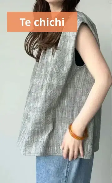 새상품급 Te chichi 린넨 믹스 크레이프 블라우스 2026 SUMMER 완판템