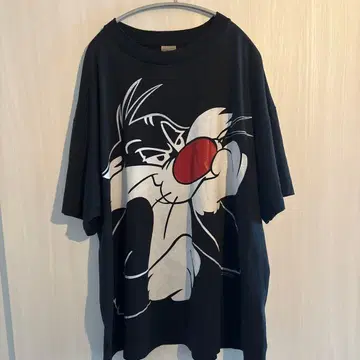 90s 빈티지 구제 의류 루니툰 실베스터 T셔츠