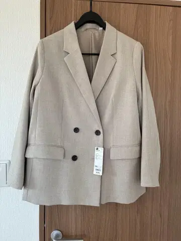 GU 더블 브레스트 자켓 베이지 XXL
