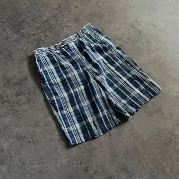 cityboy 시어서커 check wide half pant