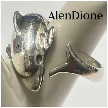 AlenDione 아렌 디오네 돌고래 모티브 실버 반지