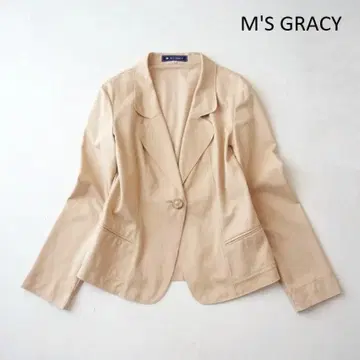 M'S GRACY 엠즈 그레이시 코튼 자켓 까멜리아 버튼 40