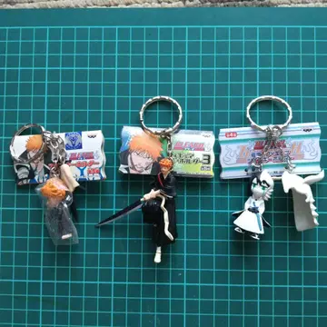 초레어 BLEACH 피규어 키링 3종 세트