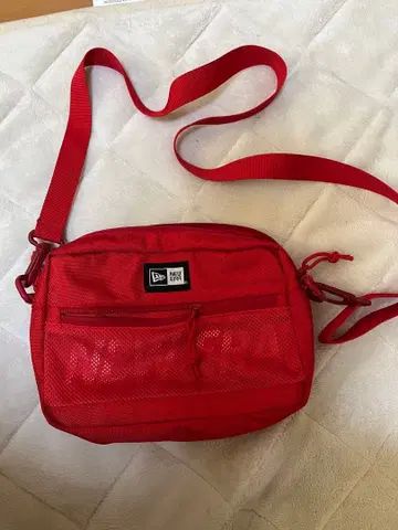 NEW ERA 숄더백 레드