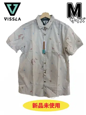 vissla 비슬라 반팔 셔츠 하와이안풍 남성용 서프