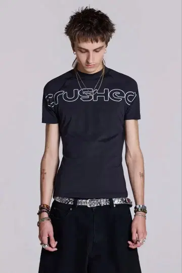 [택 포함 새상품] Jaded London Crushed Rash Vest S