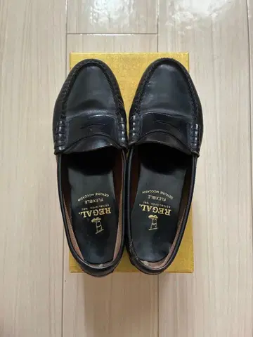 REGAL 가죽 로퍼 블랙