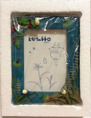 지브리 이웃집 토토로 들꽃 사진 액자 반딧불이 중토토로 소토토로 사진꽂이