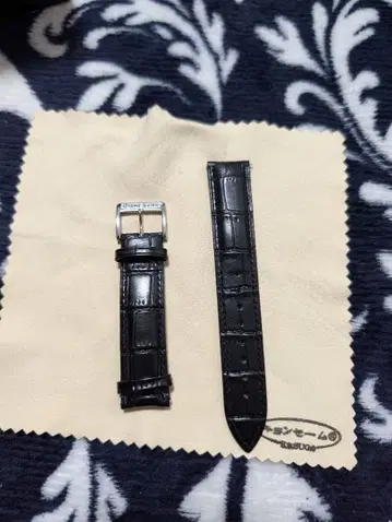 [ 미사용 ] 그랜드세이코 정품 가죽 벨트 19mm SS 정품 비죠 포함