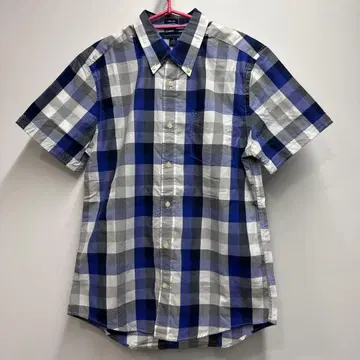 [ TOMMY HILFIGER 타미힐피거 반팔 체크 셔츠 ]
