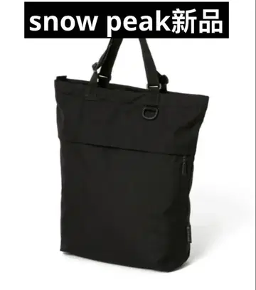 Snow Peak 토트백 블랙 Everyday Use 2Way
