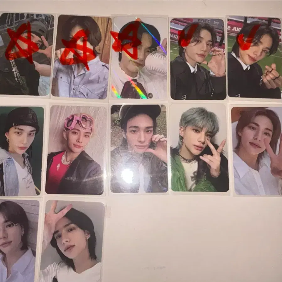 스트레이 키즈 황현진 포토카드 일괄 급처 현진 안경포카