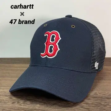 carhartt 47 brand Red Sox 메쉬 캡 모자