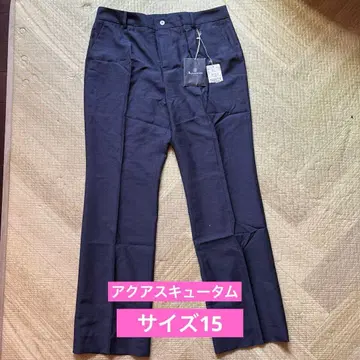 Aquascutum 아쿠아 스큐텀 여성용 여름 슬랙스 네이비 컬러 사이즈 15