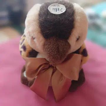 오리를 누르면 우는 봉제 인형