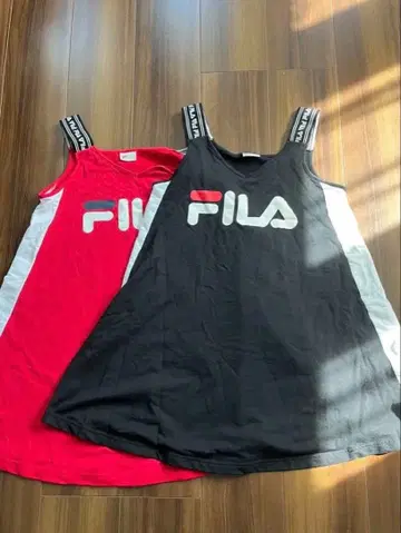 FILA 슬리브리스 튜닉 2장 세트