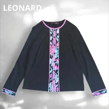 [새상품급] LEONARD 레오나르 가디건 겉옷 노카라 일본제