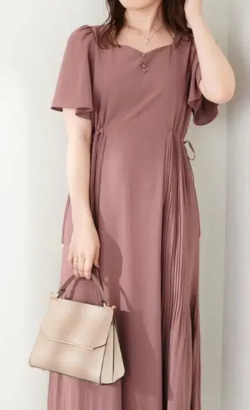 natural couture 반팔 원피스 F 사이즈 핑크
