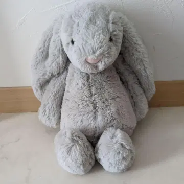 Jellycat Bashful Beau Bunny 그레이 봉제 인형