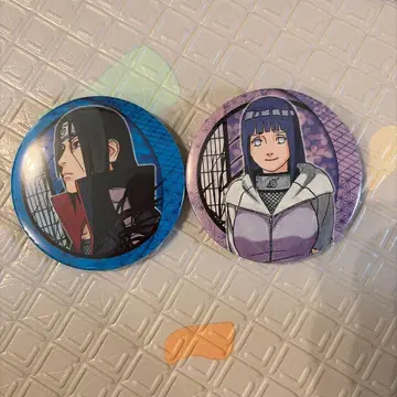 NARUTO전 캔뱃지 2종 세트 이타치 히나타