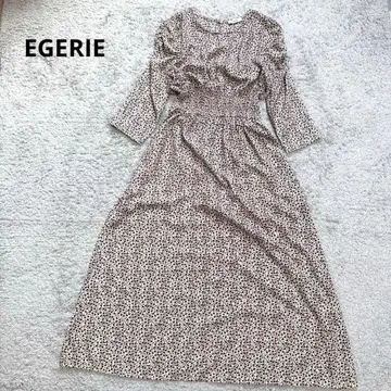EGERIE 에제리 꽃무늬 롱 원피스 라메