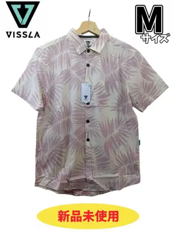 vissla 비슬라 셔츠 하와이풍 반팔 남성용 서핑