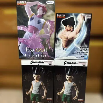 [ 새상품 4체 ] HUNTER x HUNTER 피규어 세트