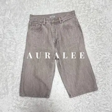 새상품급 AURALEE 오라리 DENIM SHORTS 데님 하프 팬츠